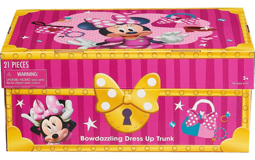 Disfraz Minnie Mouse Bowdazzling 4 En 1 Incluye 21 Piezas