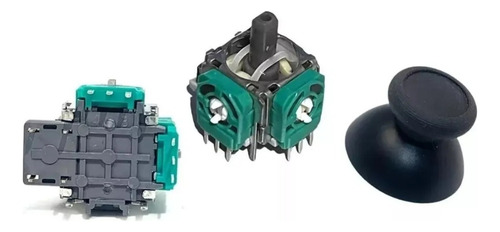 2 Joystick + 2 Tapa Capu Para Pro Controller Nintendo Switch