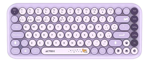 Kit De Teclado Y Mouse Acteck Creator Chic K- Colors Mk480