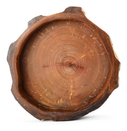 Gamela de madera con acabado rústico