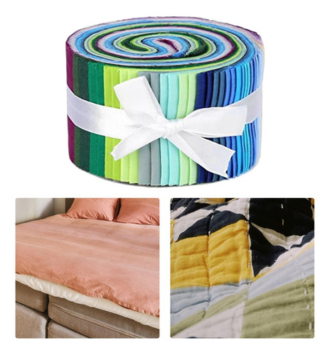 72 Tiras De Tela De 6,3 Cm Para Acolchado, Estampado Floral,