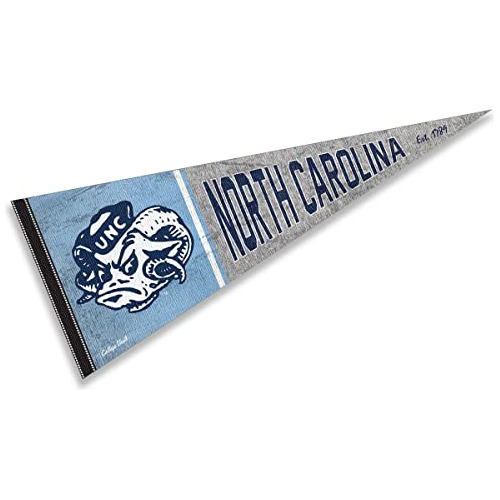 Estandarte De Tar Heels De Carolina Del Norte, Vintage ...