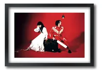 Comprar Quadro White Stripes Jack White Meg White Tipo Paspatur A2 B