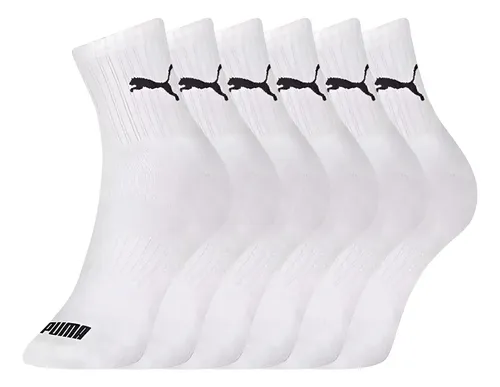 Puma Kit 3 Pares Meias Puma Cano Médio Masculino Adulto Original