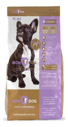 Iron Dog Cachorro Raza Pequeña 8 Kg + Patas De Pollo 10 Pzas
