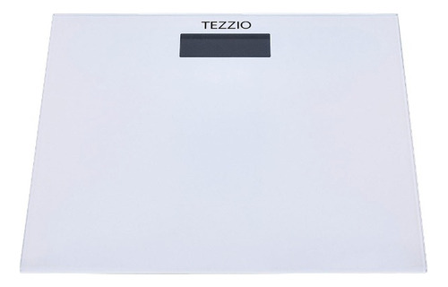 Báscula Digital En Vidrio Tezzio TB-30044 Alta Precisión 180 Kg Color Blanco
