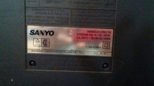 Tv Sanyo 29 Pulgadas