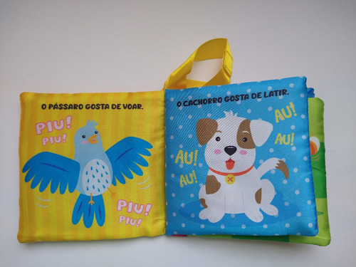 Livro De Pano Bebê Feliz, Vale Das Letras