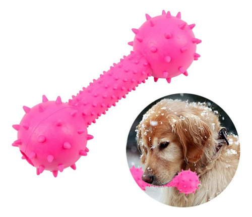 Brinquedo P/ Cachorro Osso De Borracha Com Espinho E Guizos