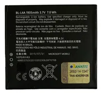 Comprar Ba-teria Para Microsoft Lumia 535 Rm-1090 Modelo Bl-l4a Nova