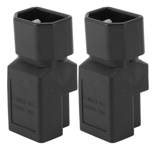 Adaptador De Corriente Iec320 C14 Macho A Nema 5 15r Hembra