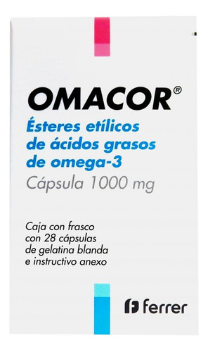 Omacor 1000 Mg Frasco Con 28 Cápsulas