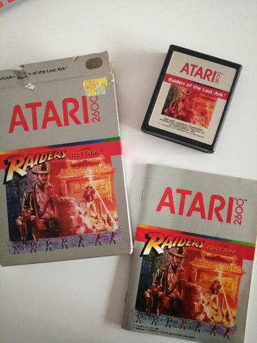 Atari 2600 Juego Raiders Of The Lost Ark Con Caja