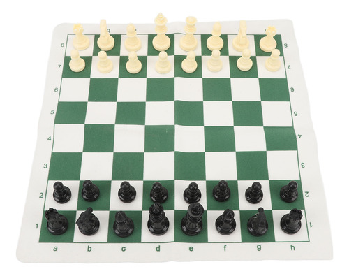Juego De Mesa Enrollable Con Forma De Ajedrez Portátil, Verd