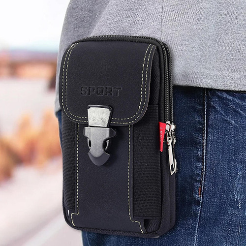 D Funda For Teléfono Con Cinturón Estuche Multifuncional