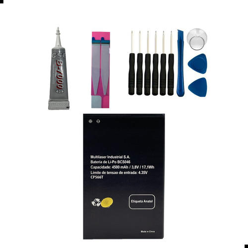 Flex Carga Bcs046 Compativel Com Ms55m Mais Kit Reparo
