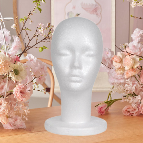 Cabeza De Maniquí De Espuma, Soporte Para Estilo A