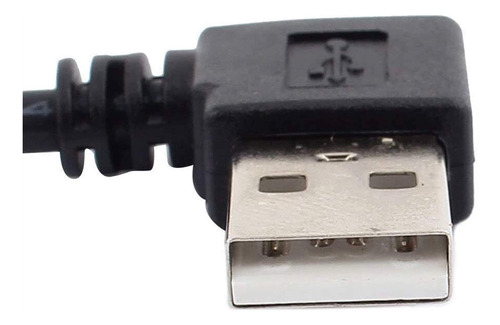 Usb 2,0 Angulo Izquierdo Macho Cable Escaner Impresora