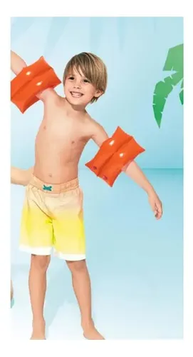 Manguitos De Piscina Para Niños 2-6 Años | 3 Airbags | 6-20 Kg | Incluye Bomba Manual