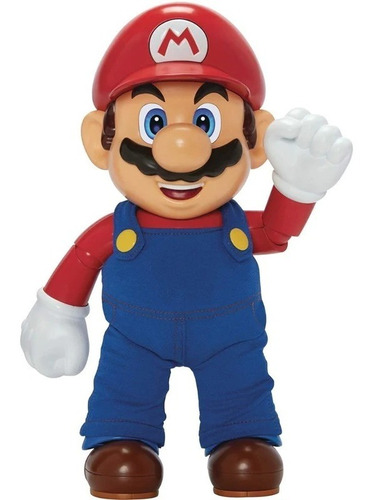 Muñeco Mario Bros Articulado Con Sonido 30 Cm Super Mario