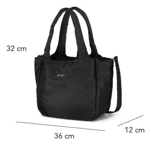 Bolsa Tote Enso Mujer Eb244315tt Negro