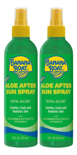 Spray De Gel  Aloe Vera Para Después Del Sol. Banana Boat.