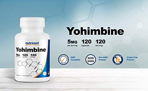 Hcl 5 Mg 120 Cápsulas Yohimbina Fuerza Extra Sin Modelo 1 Bo