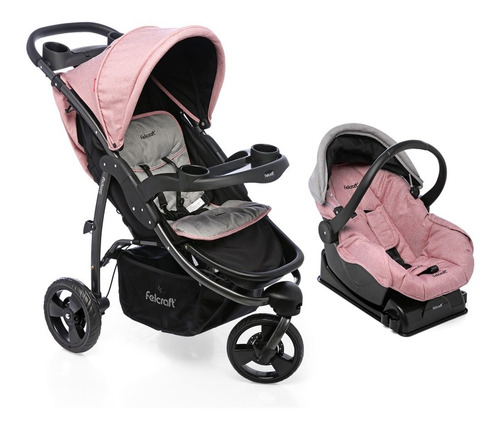 Coche Cochecito  Jogger  Bebe  Travel System Simply Huevito Y Base Para El Auto 