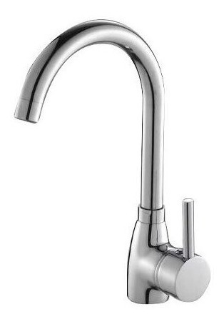 Imagen 3 de 4 de Griferia Monocomando Pico Cisne Flaming Cocina Baño Oferta -