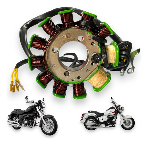 Estator 11 Bobinas Para Tc200/tc200blanca/tc200negra/tc250