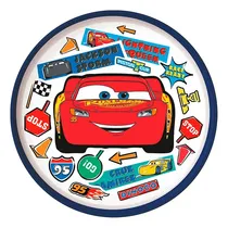Comprar Plato Playo Infantil Escolar Bicolor Antideslizante Premium Color Cars Cars
