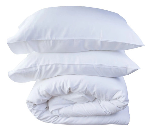 Pack Luxury Premium Blanco: Plumón+funda De Plumón - 1.5plz