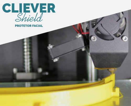 1.000 Face Shield - Protetor Facial Impresso Em 3d - Epi