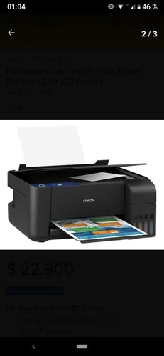 Impresora Epson L 3150 Nueva Caja Apenas Dañada. Acolor Wifi