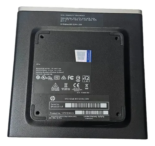 Mini PC HP EliteDesk 800 G3 I5 7th 8gb 240 ssd | Parcelamento sem
