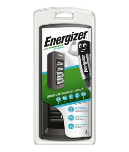 Cargador Universal Pilas Energizer Aa-aaa-c-d-bateria 9v