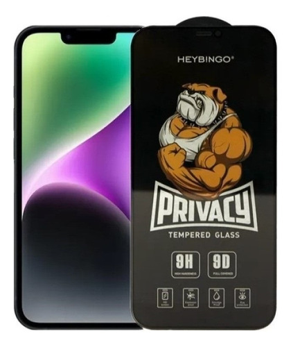 Vidrio Templado Privacy Anti Espia Full Heybingo Para iPhone