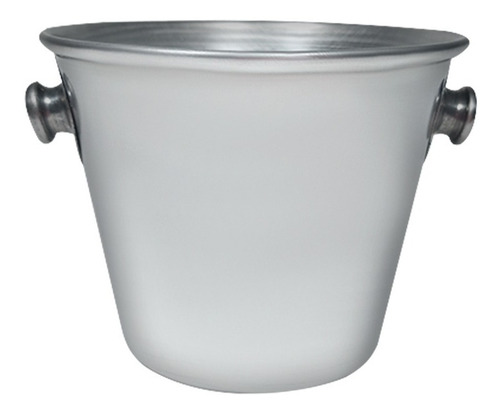 Balde Para Hielo Hielera Acero Inoxidable 1 Persona Brade Color Plateado