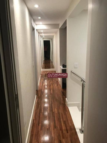 Cobertura Com 4 Dormitórios À Venda, 234 M² Por R$ 2.380.000,00 - Vila Augusta - Guarulhos/sp - Co0057
