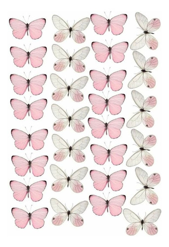 Mariposas Comestibles Varios Modelos Y Medidas 29 Mariposas