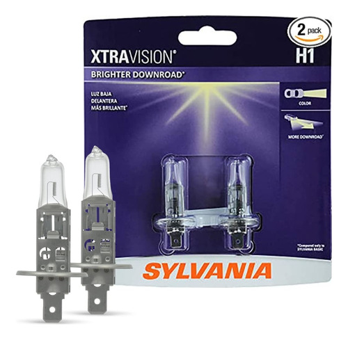 Bombilla Faros Halógenos Xtravision Sylvania 9003 Paquete 2