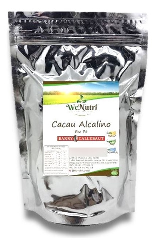 Cacau Em Pó Barry Callebaut Alcalino 5kg Atacado