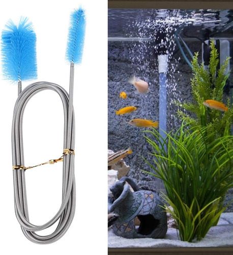 Cepillo 200 Cm Limpia Manguera Tubo Filtro Lily Pipe Acuario