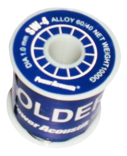 Rollo De Estaño Power Acoustik Sw4/1.0/1000g