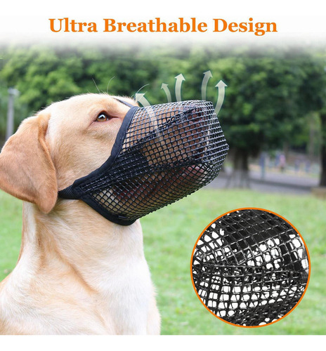 Cw 2 Mascarilla Para Mascotas Protectora Para Negro Medio