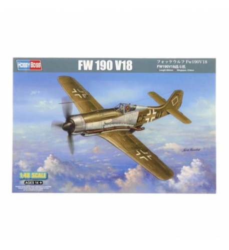 Hobbyboss 81747 Foke Wulf Fw 190 V18 Maqueta 1/48 Caza Ww2