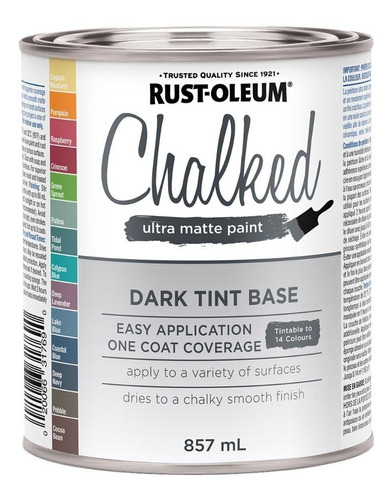 Imagen 1 de 7 de Chalked Entintable Colores Oscuros Rust Oleum Vintage X 0.88