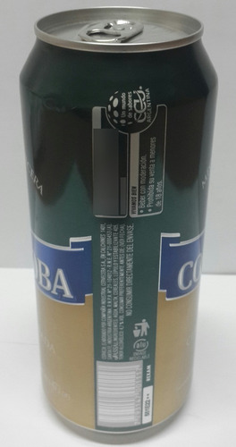 Lata De Cerveza Cordoba Dorada Grande De 473 Ml (sin Abrir)