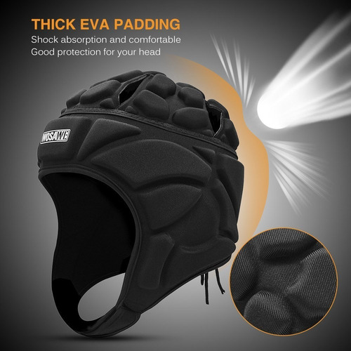 Casco De Portero Ajustable Deportes Fútbol Fútbol Rugby