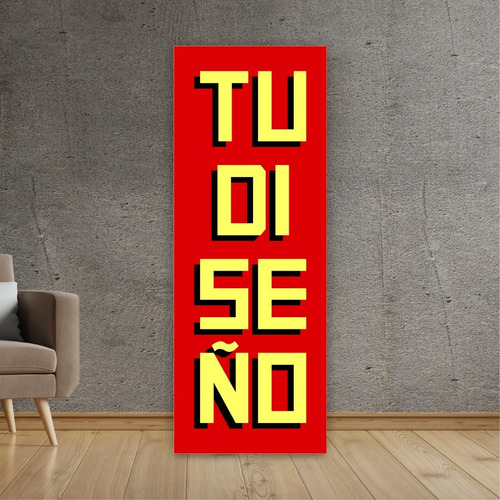 Cuadro Grande 30x80cm Personalizado Con Tu Diseño - Animeras